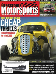 GRASSROOTS MOTORSPORTS 2010 APR - RALLYCROSS, HONDA CRX, SAFETY GEAR, LEGRAND 3